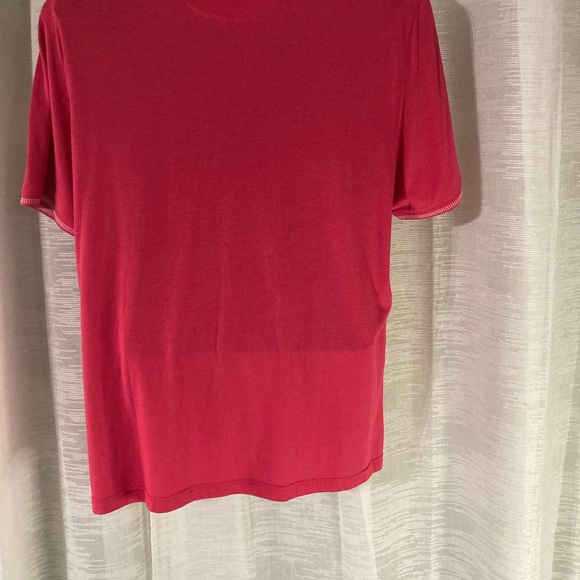 Ted Baker Tortila Slim Fit  Pocket Polo Size 5 (XL) this is a Deep Pink NWOT - Picture 8 of 9